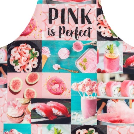 Apron Ethel Pink 70x60 cm, 100% cotton, sarzha 190 g/m²-3