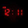 Sakura SA-8522, projector, alarm clock, radio, 1xCR2032, black