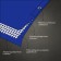 Protective tent, 6 × 4 m, density 180 g/m², UV, eyelets step 1 m, blue