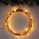 Garland “thread” 5 m dew, ip20, copper thread, 50 led, warm white glow, flicker, aakh3