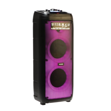 Portable column Telefunken TF-MS3303, 90 W, 5000 mAh, TWS, AUX, FM, display, backlight