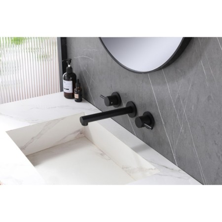 ABBER EMOTION AF88121B shell mixer, two -wound, built -in, black-1