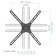 Kromax Corbel-6 Black 22 22 "-65" Max.30kg, wall turn and 107047