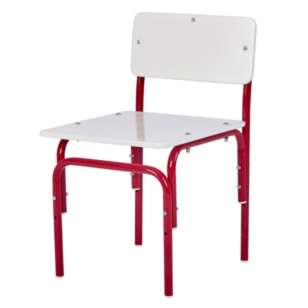 Children's growing chair "Fairy" "My Baby", 2-3 group, white-red color-4