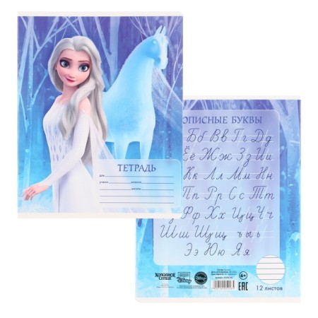 Notebook in a ruler of 12 sheets, 5 types of mix, cover coated cardboard, cold heart-4