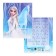 Notebook in a ruler of 12 sheets, 5 types of mix, cover coated cardboard, cold heart