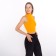 Top female, orange color, size 42 (s)