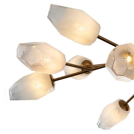 Ceiling Lamp Indigo, 13003/12c Brass. 12x40W, G9, 1080x1080x450 mm, matte color with gradient-3