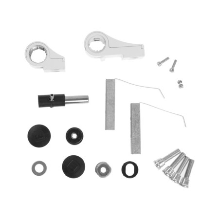 Loop for an aluminum door, up to 120 kg, two -section, white-7