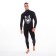 Male thermal underwear (fufaika, pants) print wolf, black color, size 52