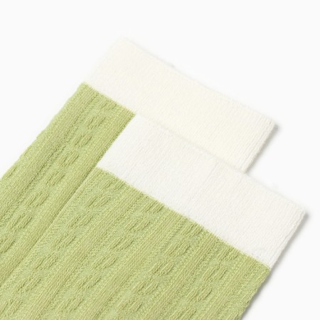 Women's socks, color green size 36-40-1