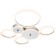LED lamp 72W 6700lm 3000K-6000K, size 66x64x6 cm