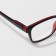 Ready glasses GA0315 (color: C1 black, red; diopters: -2.5; tint: no)