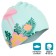 Baby hat for navigation “Flamingo on flower”, silicone, girth 46-52 cm