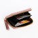 Children's wallet with a zipper, pink color