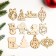 Set for creativity "New Year jewelry" 2024, 2x2 cm