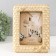 Photo frame Polystone 10x15 cm "Bee and honeycomb" White with gold 15x2.2x20 cm