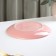 Poramic dessert shade "pastel", d = 19 cm, pink color
