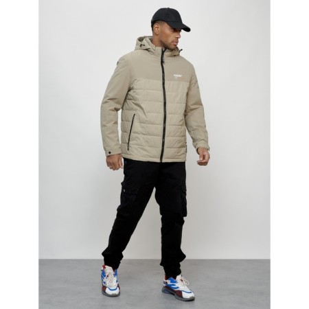 Male spring jacket, size 52, beige color-2