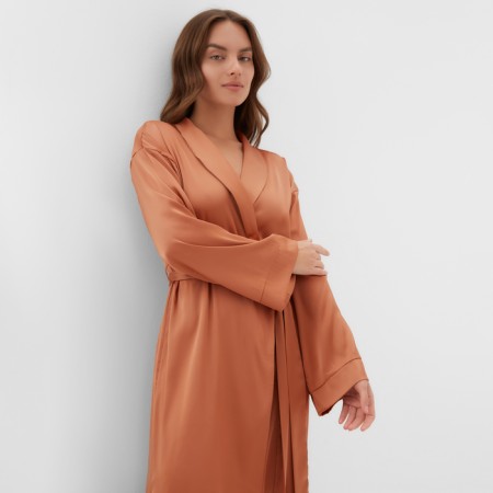 Women's bathrobe KAFTAN TERRACOTTA R.48-50-1