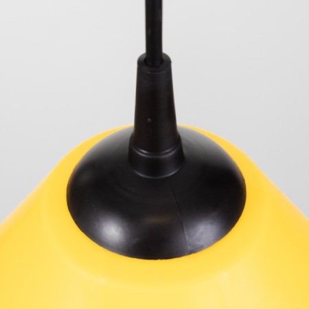 Susage "cone" 1x15W E27 Model: BR 00269 Black/yellow 25x25x15cm-5