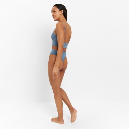 Female set (top, panties) Blue color, size 42-44-2