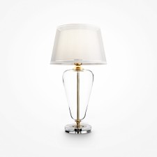 Luminaire desktop Maytoni Z005TL-01BS, 1HE27, 40W, 30x30x54 cm, brass color