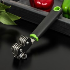 Carpet for knives of the share of Lime, 18.3 × 3.5 cm, black-green color