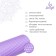 Massage roller SANGH, 30x9 cm, purple color