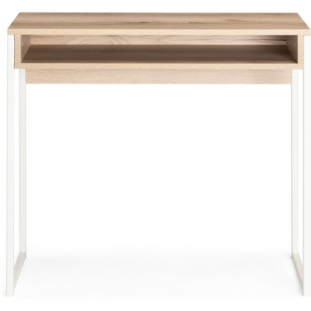 Computer table Leo Loft Dub Drone light/matte white metal, white 39x85x75 cm-1