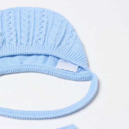 Children's hat, blue color, size 22-1