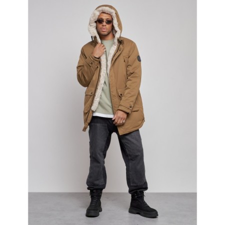 Winter male park, size 56, mustard color-4