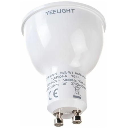 Smart light bulb Yeelight GU10 Smart Bulb (Multicolor), 4.5 W, 350 lm, packaging - 4 pcs.-1