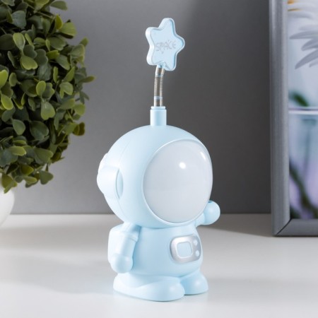 Table lamp "Astronaut with a star" MIX LED 3W USB AKB 9x7x19 cm Risalux-11
