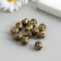 Busina for creativity Metal "Buddha's head" Bronze 1.1x0.9x0.9 cm