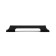 Cappio bracket handle, aluminum, m/o 128 mm, black color with gray insert