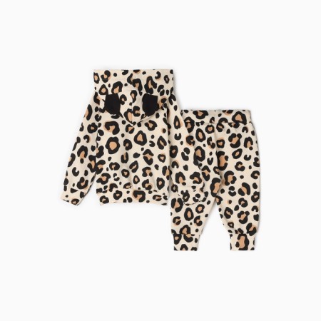 Costume (sweatshirt and trousers) I am a "leopard", p. 86-92 cm-10
