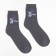 Women's socks with a terry follow, the color is gray, size 25