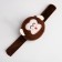 Lightning purse, brown color