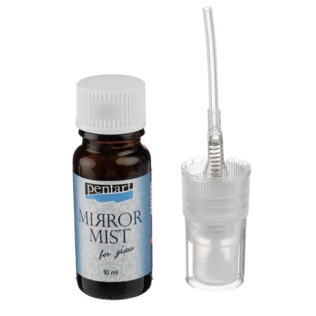 Organic spray-painting for decorative work, 10 ml, Pentart, mirror effect, for glass, 29410-1