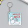 PVC keychain "New Year Porsetz" Soft 5x5 cm