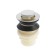Bottom valve Zein B3, plastic housing, small button, stainless steel, without overflow
