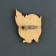 Wooden icon "Talisman for success", 4 x 3.5 cm