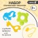 Set of teething: turtle, giraffe, elephant + lace, 3 pcs.