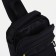 Male sling bag from textiles, with USB, black color