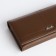 Women's wallet on a magnet, brown color