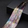 Hair threads, shiny, 90 cm, mix color