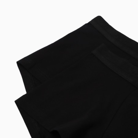 Set of men's panties boxers (2 pcs), black/black color, size 48 (m)-4