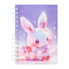 Notebook Gift Book on the crest 80l, line, color block, PVC Bun 3D cover (17.6x13.5cm) 105