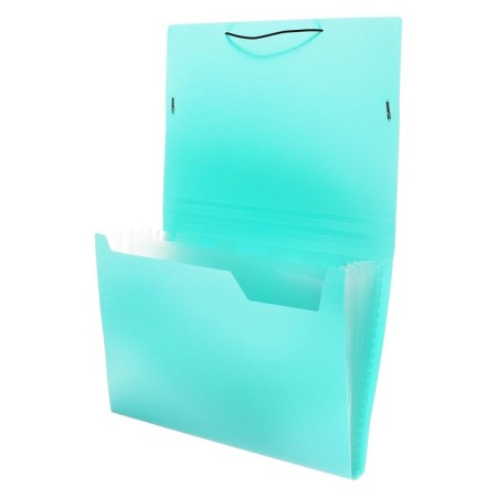 Folder Carder Calligrata watercolor 6 department. A4 plastic 0.7mm mint, black resident-1